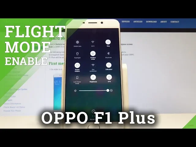 Video thumbnail for How to Enable Airplane Mode in OPPO F1 Plus – Flight Mode