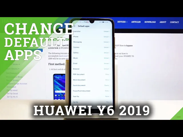 Video thumbnail for How to Set Up Default Browser in Huawei Y6 2019 - Add Default Apps