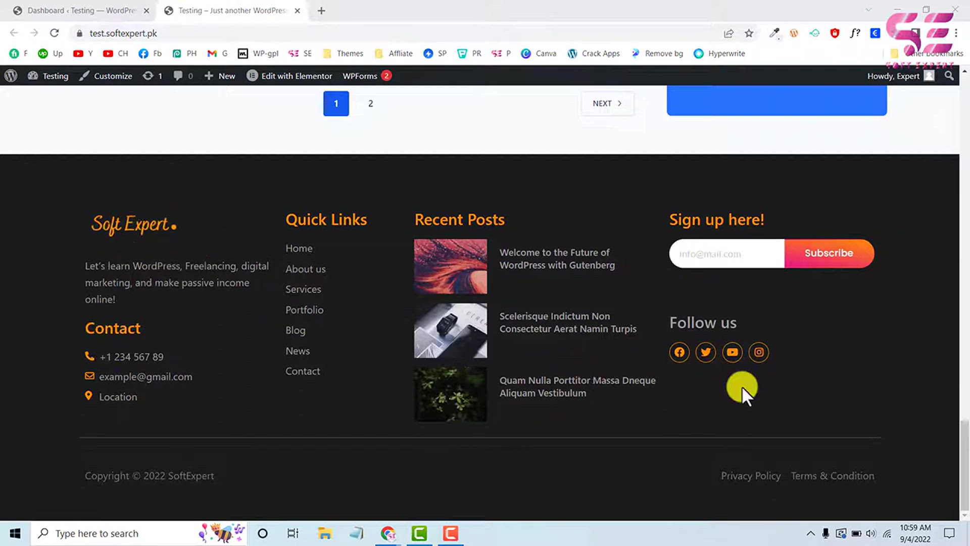 'Video thumbnail for Design Header & Footer in Elementor for FREE'