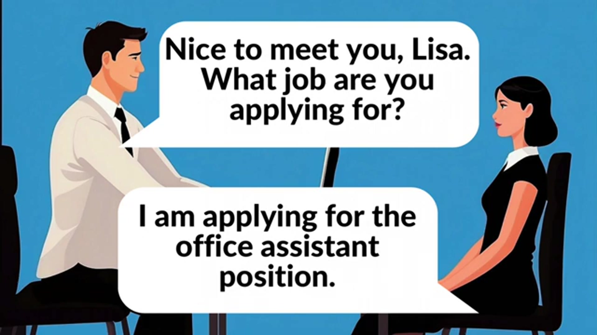 Video thumbnail for Job Interview Conversation – Learn How to Answer Questions with Confidence! ✅