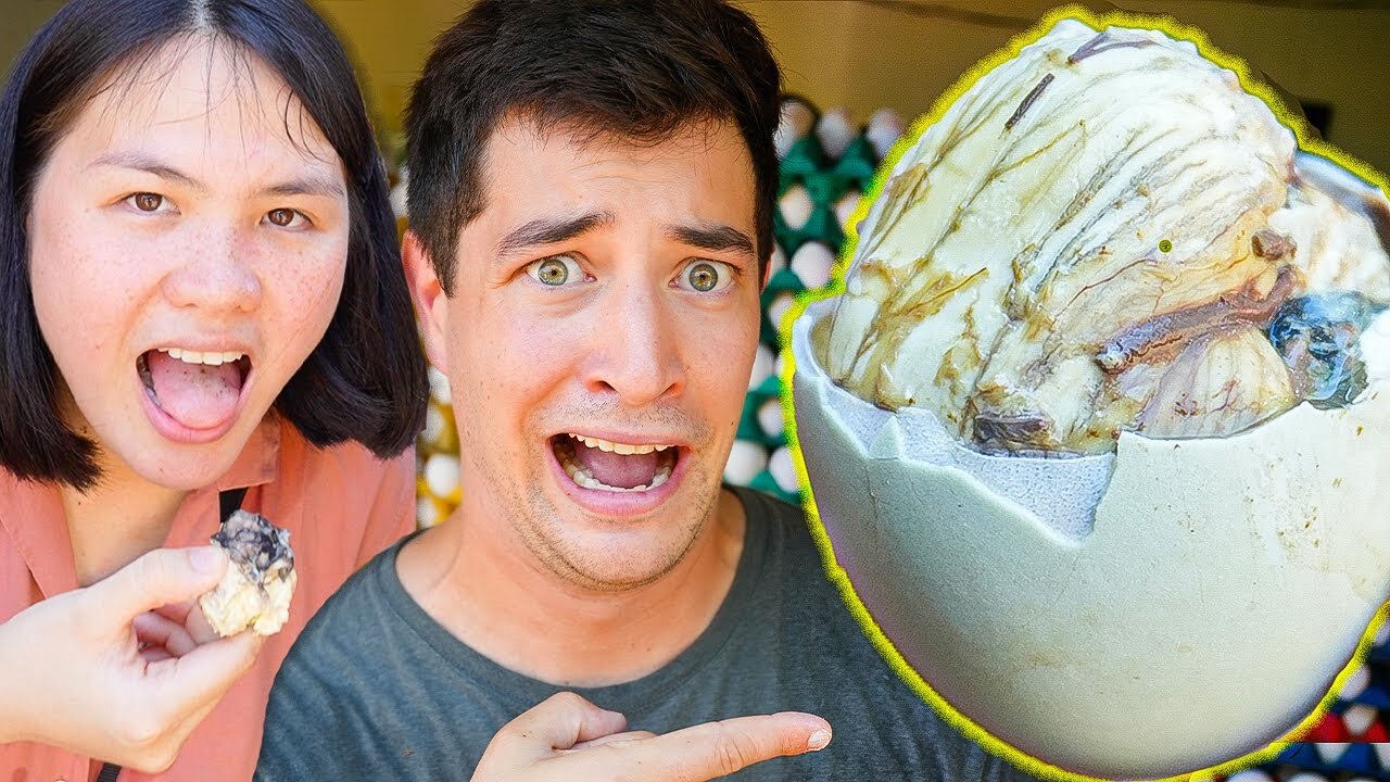 'Video thumbnail for The Philippines INFAMOUS Balut!! Extreme STREET FOOD Tour in Pateros w/ @foodiemommaph'