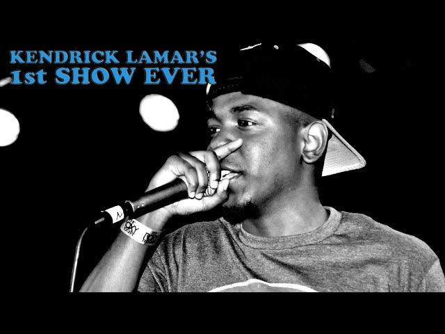 Video thumbnail for Kendrick's 1st solo show in L.A. 2010