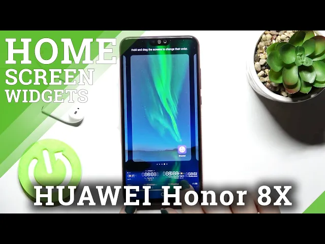 Video thumbnail for Add & Remove Widgets – HUAWEI Honor 8x and Home Screen Customization