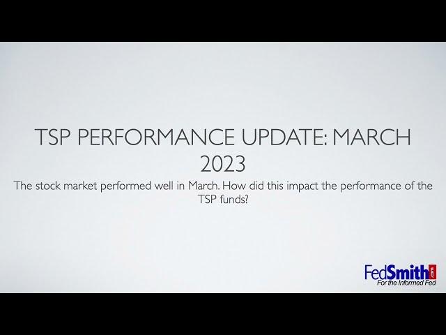 Video thumbnail for TSP Performance | March 2023