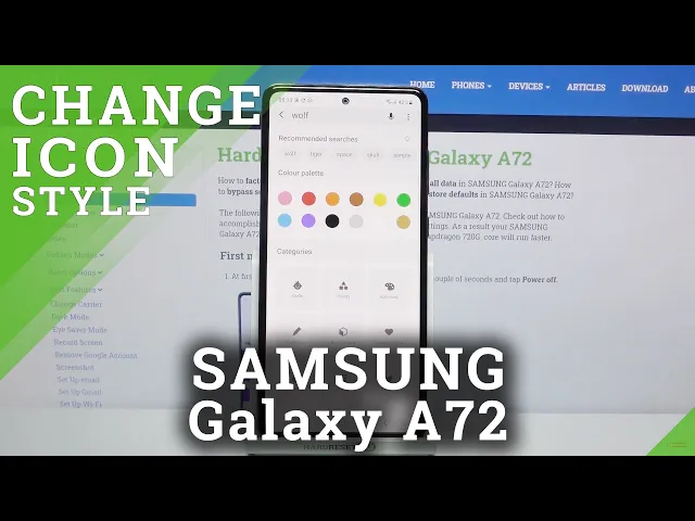 Video thumbnail for How to Change Icon Style on SAMSUNG Galaxy A72 – Customize Icons