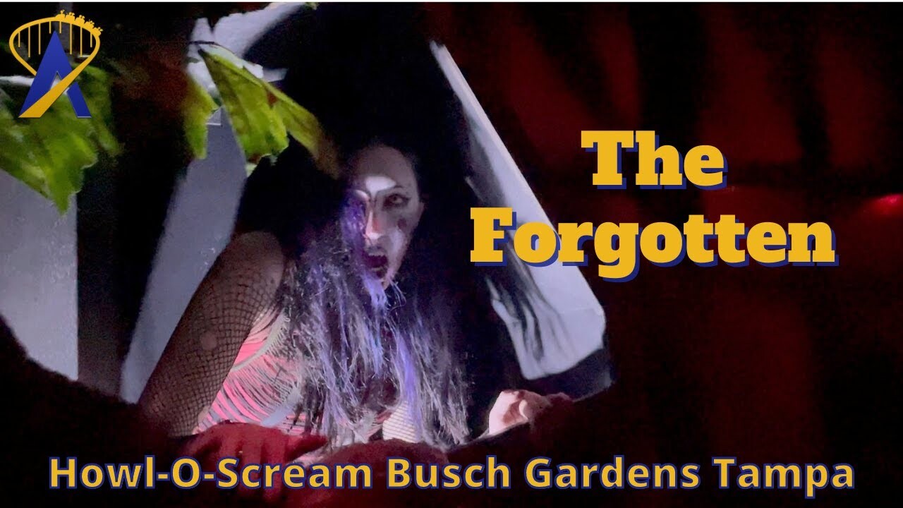 Video thumbnail for The Forgotten: Uprising Haunted House at Howl-O-Scream 2024 at Busch Gardens Tampa