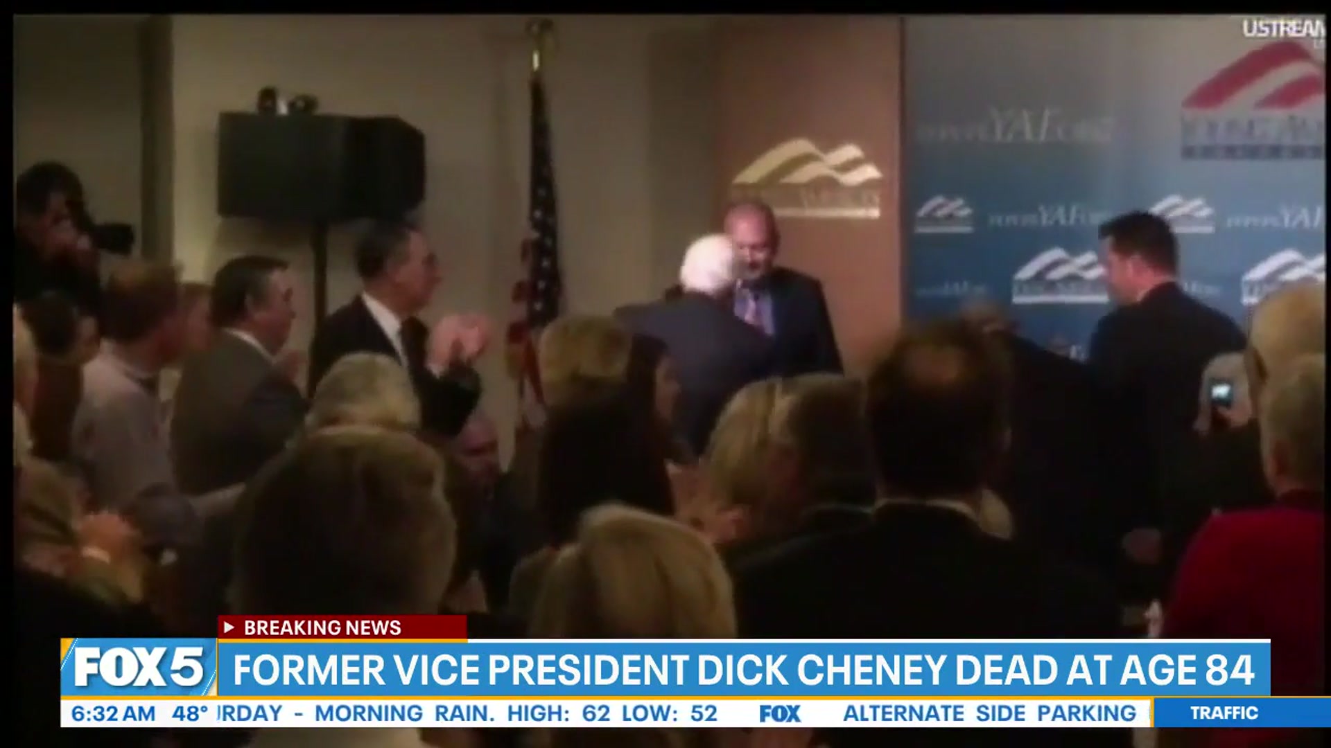 'Video thumbnail for Dick Cheney, former VP to George W. Bush, dies at 84'