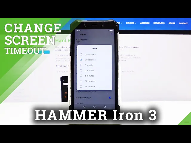 Video thumbnail for How to Change Screen Timeout in Hammer Iron 3 - Display Sleep Feature