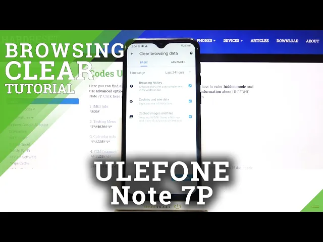 Video thumbnail for How to Clear Browsing Data in ULEFONE Note 7P – Delete History & Cookies