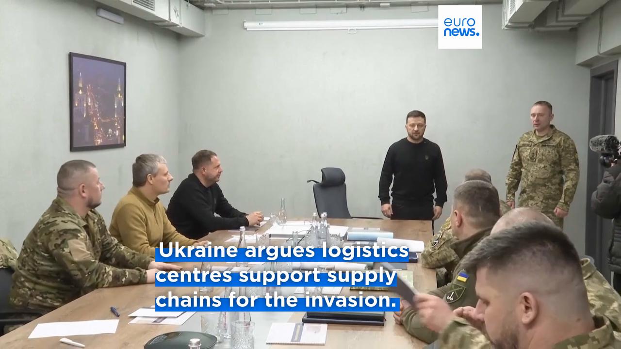 Video thumbnail for Drones hit Wildberries warehouses in Russia for second week running