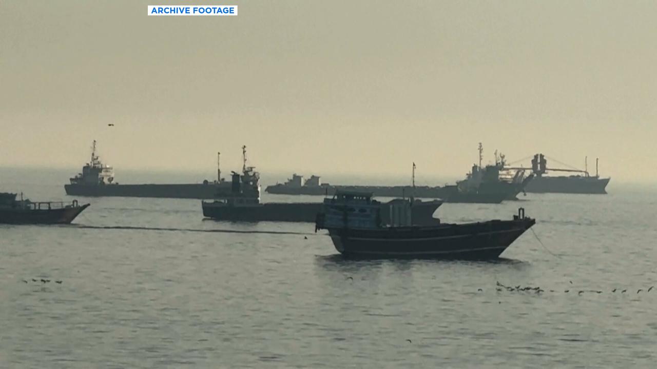 Video thumbnail for Iran says it is charging fees for 'navigational services' through Strait of Hormuz