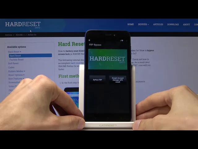 Video thumbnail for How to Bypass Google Verification in XIAOMI Redmi Go - Unlock FRP