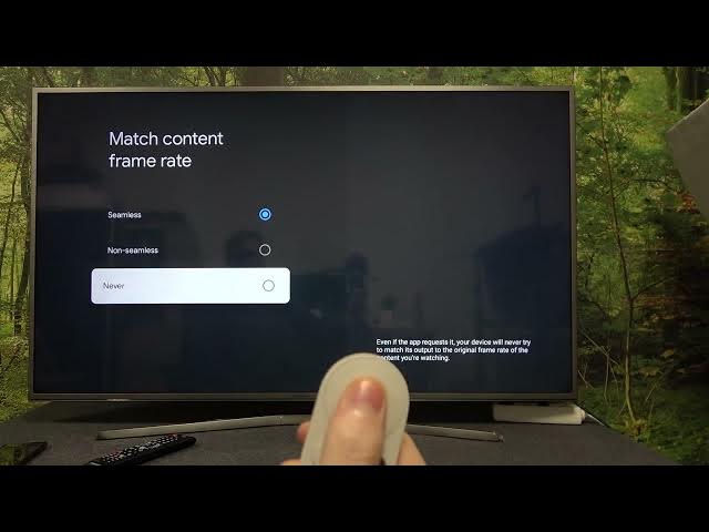 Video thumbnail for How To Match Content Frame Rate on GOOGLE Chromecast 4.0 4K with Google TV - Smooth Picture