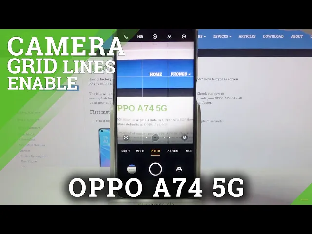 Video thumbnail for OPPO A74 5G and Camera App Customization - Show Camera Grid Lines