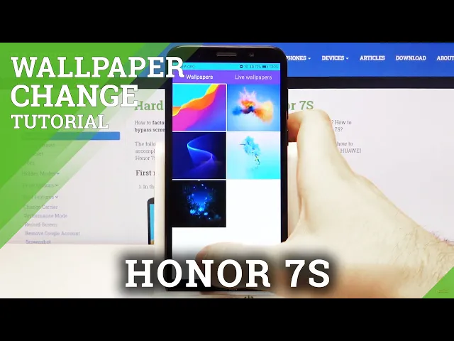 Video thumbnail for HONOR 7S Default Wallpapers