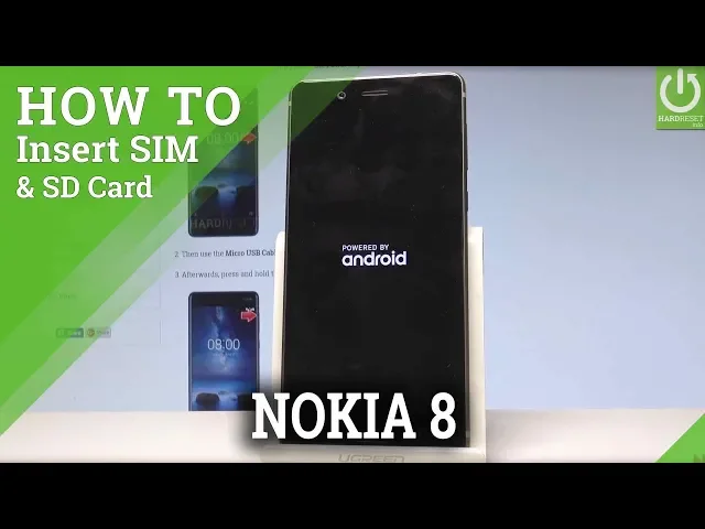 Video thumbnail for How to Insert SIM & SD in NOKIA 8 - Set Up SIM and SD Card