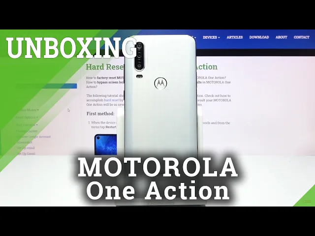 Video thumbnail for MOTOROLA One Action UNBOXING | Quick Review