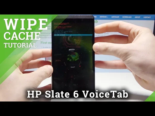 Video thumbnail for Wipe Cache Partition on HP Slate 6 VoiceTab - Delete Cache Files