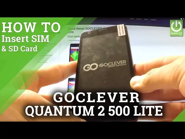 Video thumbnail for Insert SIM and SD in GOCLEVER Quantum 2 500 Lite - SIM & Micro SD