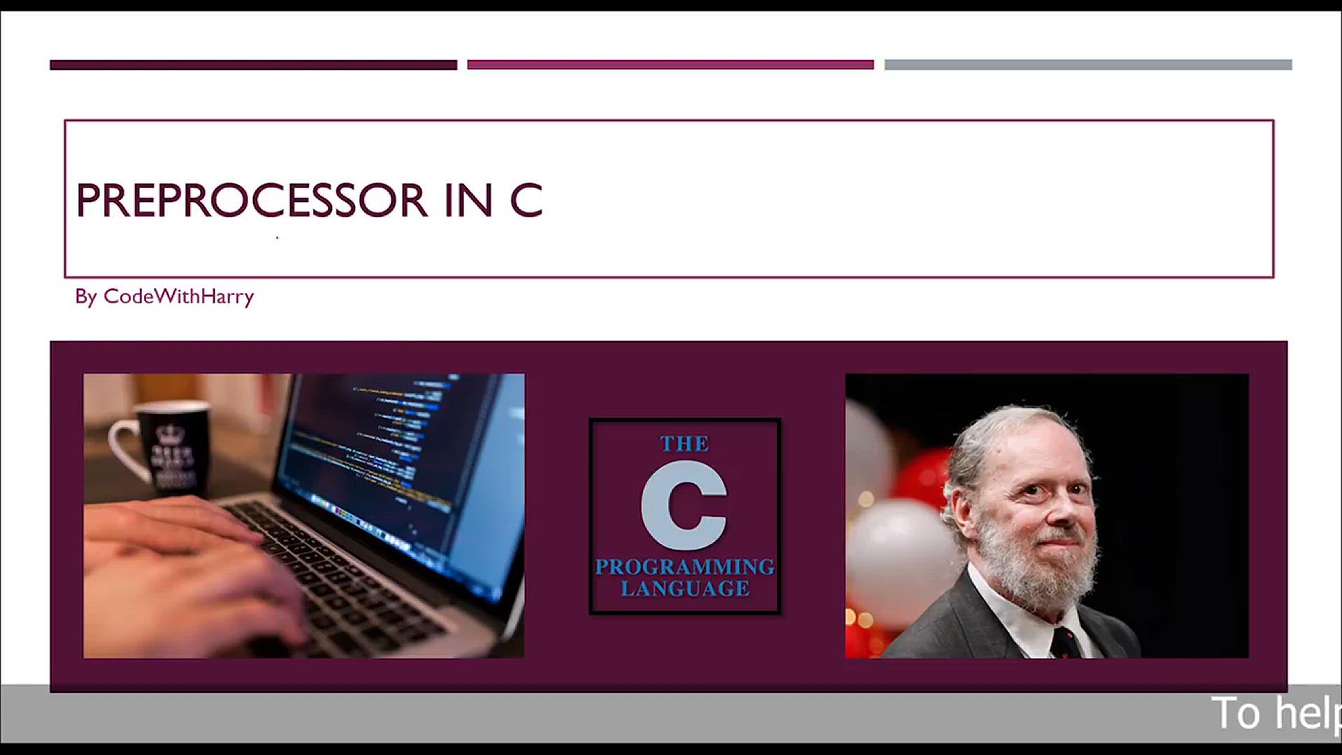 'Video thumbnail for C Pre-processor Introduction & Working_ C Tutorial In Hindi #58'