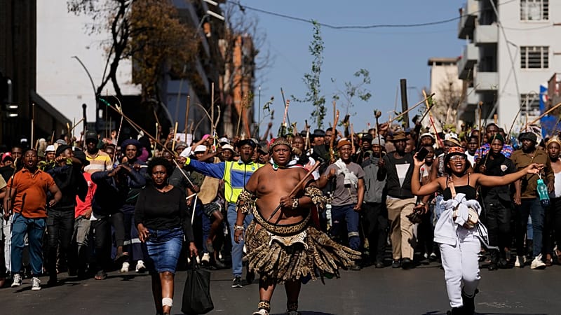 Video thumbnail for South African police probe murder of anti-immigrant provincial leader