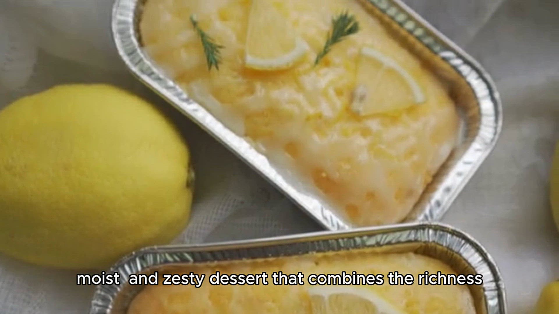 Video thumbnail for Lemon pound cake