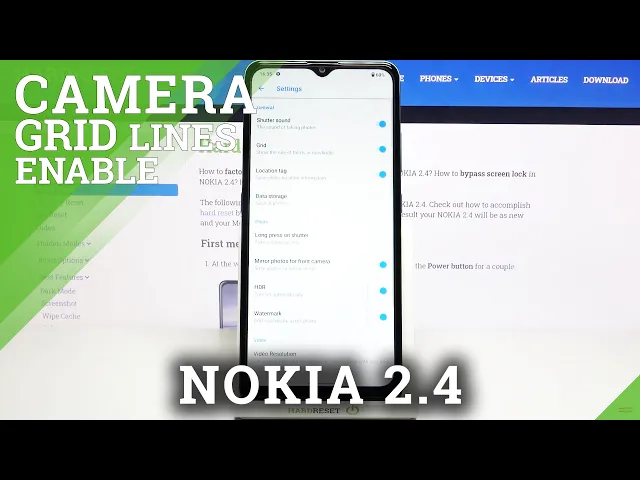 Video thumbnail for How to Activate Grid Lines in NOKIA 2.4 –Camera Orientation Lines