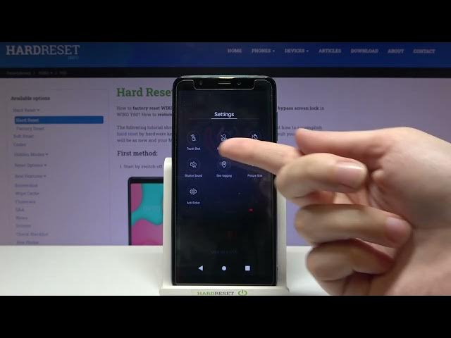 Video thumbnail for How to Turn On / Off Camera Location Tags in WIKO Y60 – Manage Camera Location Options