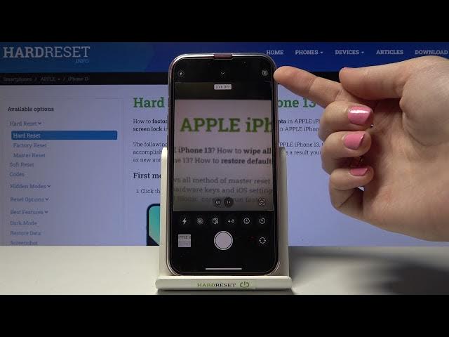 Video thumbnail for How to Take Live Photos on iPhone 13 – Motion Photo