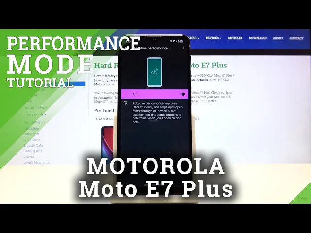 Video thumbnail for How to Activate High Performance Mode in MOTOROLA Moto E7 Plus – Make Device More Efficient