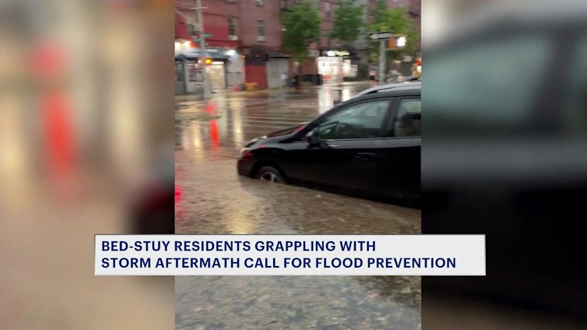 Video thumbnail for Bed-Stuy flooding sparks calls for storm drain, catch basin upgrades