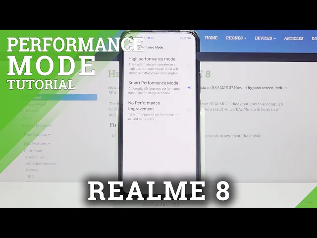 Video thumbnail for How to Turn On Performance Mode on REALME 8 - Improve Device Performance