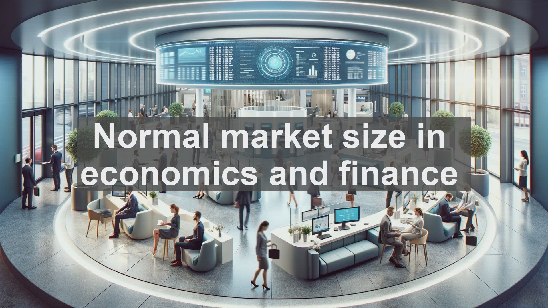 'Video thumbnail for Normal market size in economics and finance'