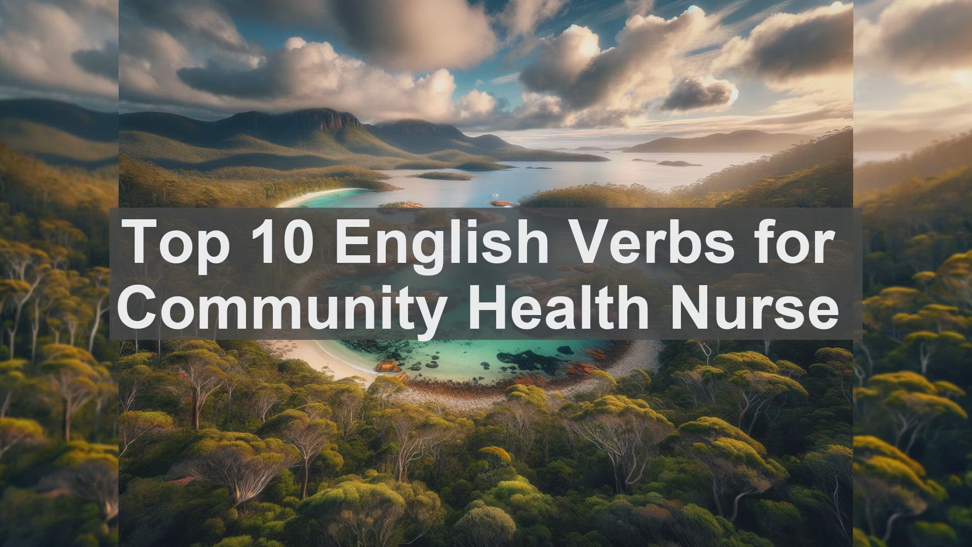 'Video thumbnail for Top 10 English Verbs for Community Health Nurse'
