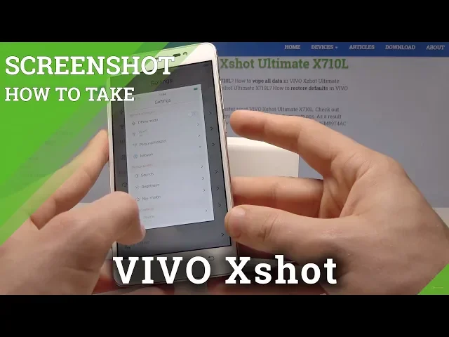 Video thumbnail for How to Take Screenshot in VIVO Xshot - Capture Screen
