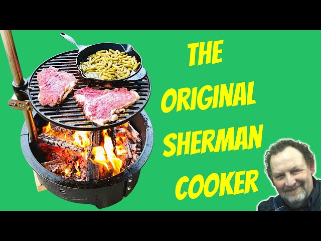 Video thumbnail for 🔥INTRODUCING the Original (SHERMAN COOKER) Fire Pit