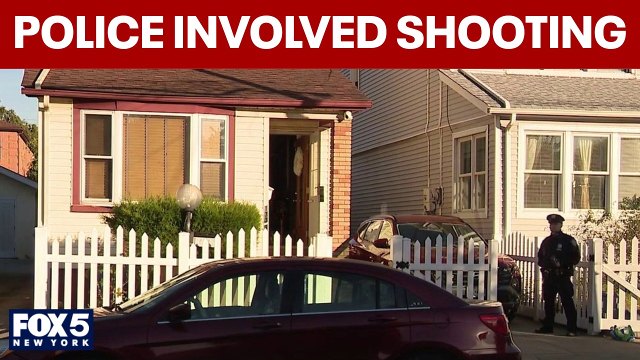 Video thumbnail for NYPD officer shoots armed woman inside Queens home during response to stabbing, home invasion