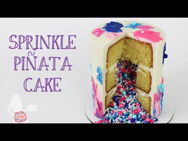 Video thumbnail for Piñata Sprinkle Cake