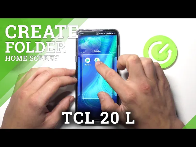 Video thumbnail for Organize Home Screen - TCL 20L & Apps Folder Creating