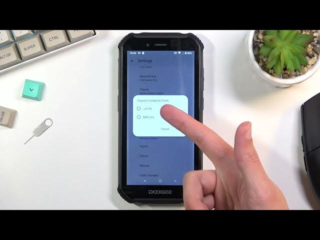 Video thumbnail for How to Copy Contacts on DOOGEE S40 - Import Contacts