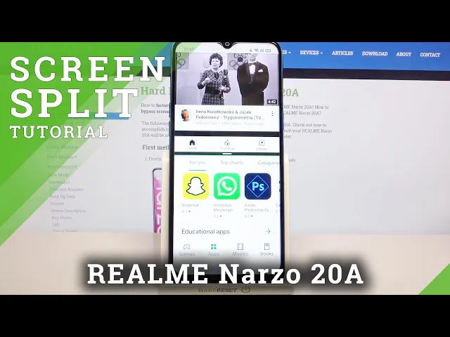 Video thumbnail for How to Enter Split Screen on REALME Narzo 20A – Turn On Split Screen