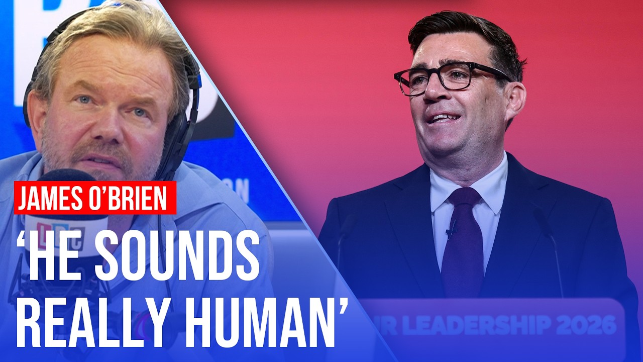 Video thumbnail for Andy Burnham officially becomes Labour Party leader | James O'Brien reacts