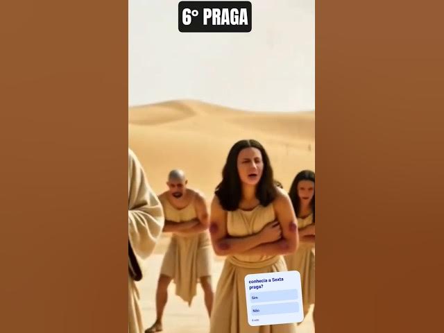 Video thumbnail for SEXTA PRAGA DO EGITO / UCERAS E FERIDAS #fe #shorts