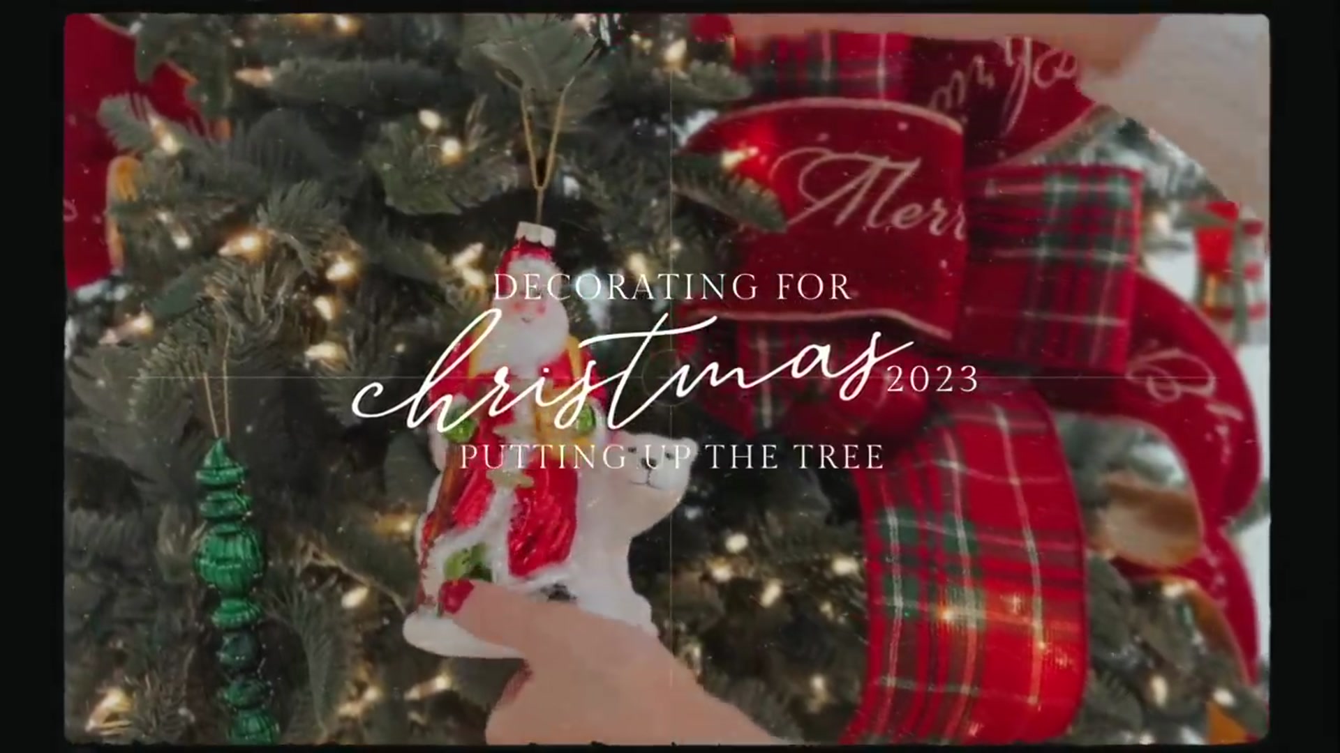 Video thumbnail for CHRISTMAS DECORATING IDEAS 2023 _ DECORATING THE TREE _ 2023 CHRISTMAS DECORATING(720P_HD)
