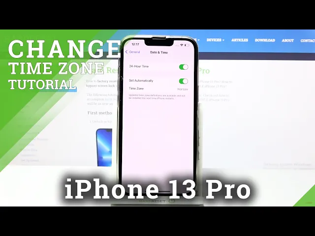 Video thumbnail for How to Change Date and Time on iPhone 13 Pro - Mange iOS Time Settings