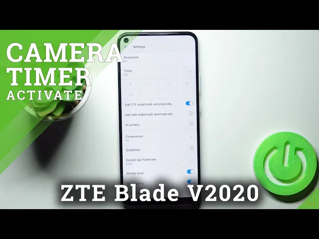 Video thumbnail for How to Set Up Camera Timer on ZTE Blade V2020 – Adjust Camera Timer
