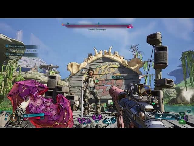 Video thumbnail for Borderlands 4 - Hangover Helper: Find Geyser: Ground Slam | Grab Red Geyser Nugget | Place In Fruit