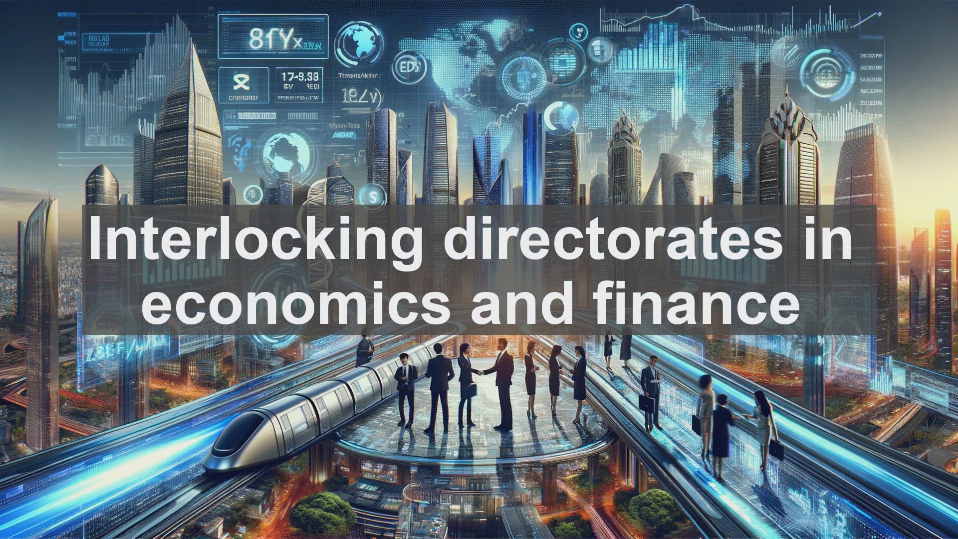 'Video thumbnail for Interlocking directorates in economics and finance'