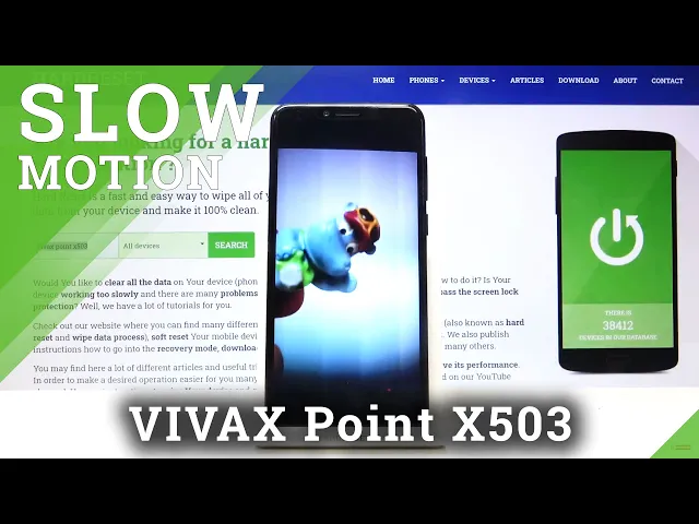 Video thumbnail for How to Record Slow Motion in VIVAX Point X503 – Record Slowed Videos