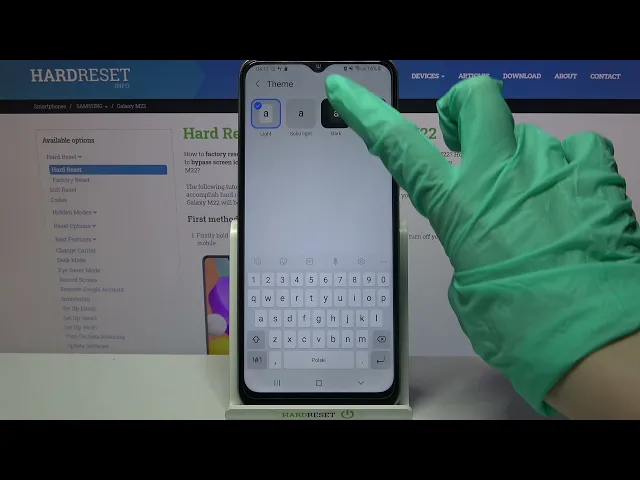 Video thumbnail for How to Change Keybaord Theme on SAMSUNG Galaxy M22 – Customize Keyboard Look